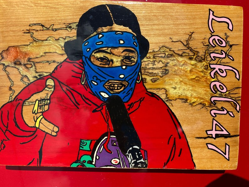 Leikeli47 Lichtenberg wall art