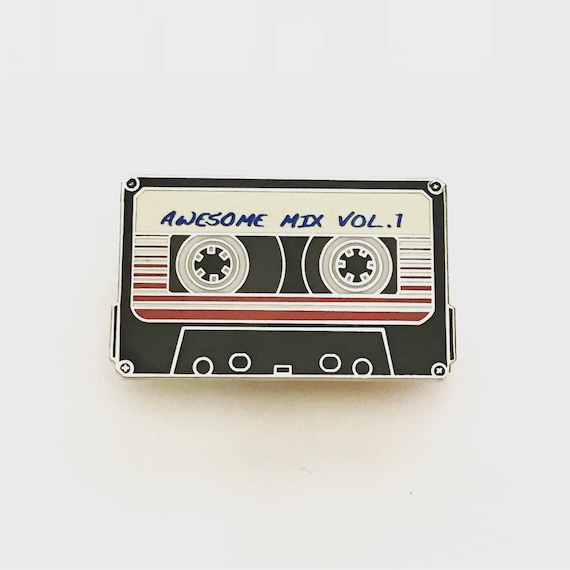 Awesome Mix Vol 1 1 5 Enamel Lapel Pin Gaurdians Of Etsy