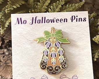 Cinnamon and Lavender Broom Enamel Pin - Halloween, Fairy, Fae, Magic, Garden Witch