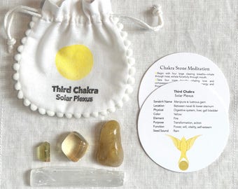 Solar Plexus Chakra Stones with Guided Meditation