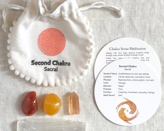 Sacral Chakra Stones with Guided Meditation