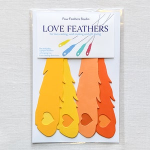 Liebe Federn | Papier Federn | Liebeswünsche | Wunschkind | Wunsch für Ehe | Wunsch für die Graduierung