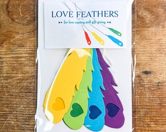 Love Feathers | Paper Feathers | Love Wishes | Wish for Baby | Wish for Marriage | Wish for Graduation