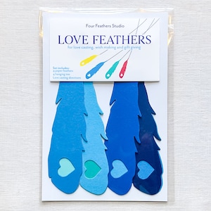 Liebe Federn | Papier Federn | Liebeswünsche | Zauberhafte Geschenke | Vögel | Wunschkind | Wunsch für Ehe | Wunsch für die Graduierung