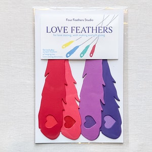 Liebe Federn | Papier Federn | Liebeswünsche | Zauberhafte Geschenke | Vögel | Wunschkind | Wunsch für Ehe | Wunsch für die Graduierung
