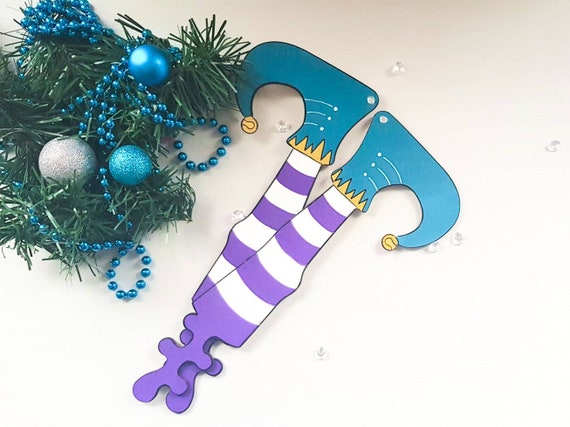 Elf Legs Christmas Tree Decor Tree Stuff Xmas Decorations Etsy