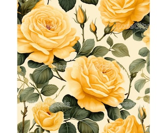 Greem Rose Print Grey Roses Seamless DIGITAL PRINT - Etsy