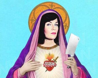 My Favorite Murder // Karen Kilgariff // Prayer Candle Sticker