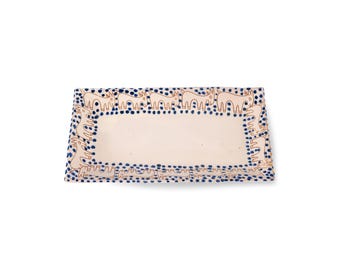 Handcrafted Ceramic Tray | Modern Artisan Pottery | Multi-Use Serveware | Stylish Tabletop & Wall Decor | Animal Donkey Theme