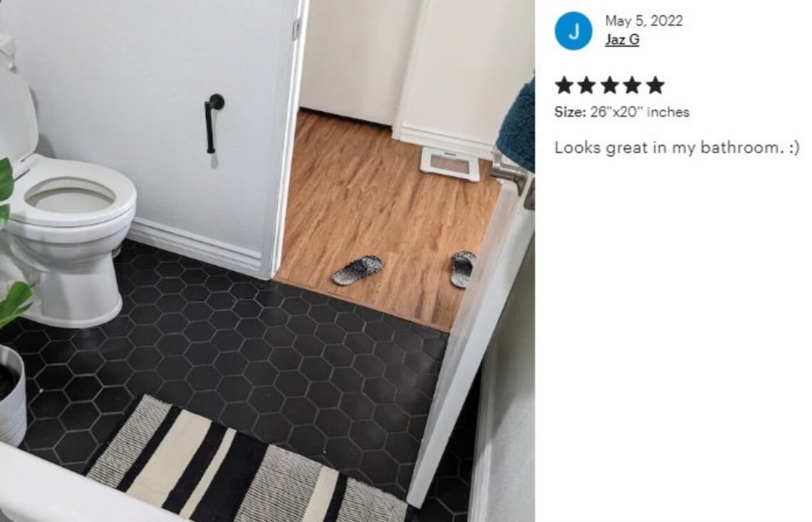 Black and White Bath Rugs Bathroom Rugs Set Bath Mat Etsy