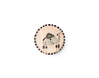 Animal Camel Themed Plate l Handmade Ceramic | Distinctive Pottery | Dipping Ceramic Plate | Wall Decor | Gifts Under 50 | Fresh Finds