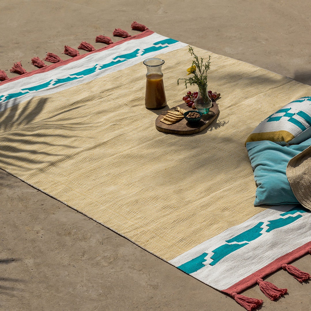 Pastel Modern Kilim Rug | Flatwoven Area Accent Simple Rugs Runner ...