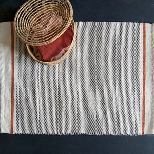 Striped bathmat