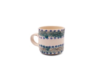 Rustic Ceramic Mug Set of 4 | Artisan Handmade Pottery | Lead-Free Drinkware | Special Gift for Mother’s & Father’s Day