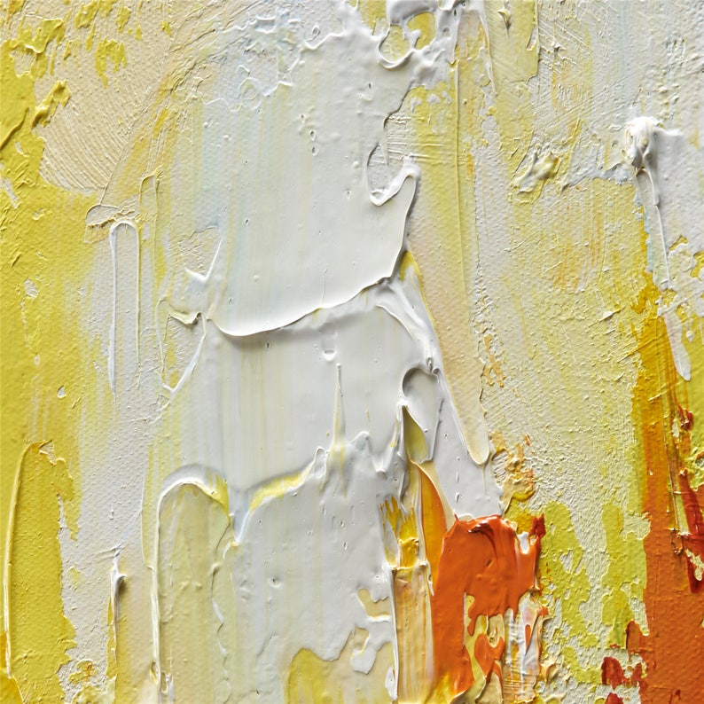 Contemporary Wall Art Modern Textured Paintingimpasto Etsy