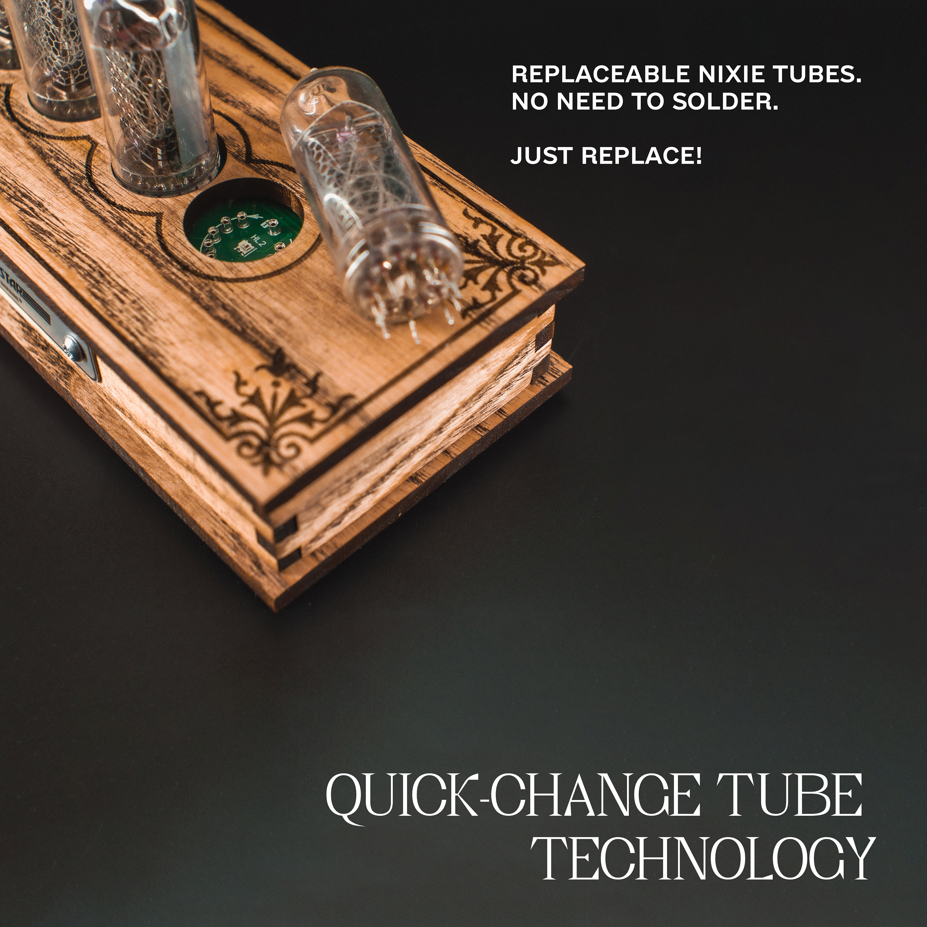 ニキシー管 nixie tube IN-14 6本 ベストセラー ニキシー管時計 交換可能なIN-14ニキシー管、予備