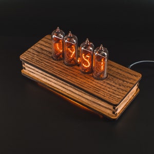 Nixie Tube Clock With Replaceable IN-14 Nixie Tubes, Motion Temperature ...
