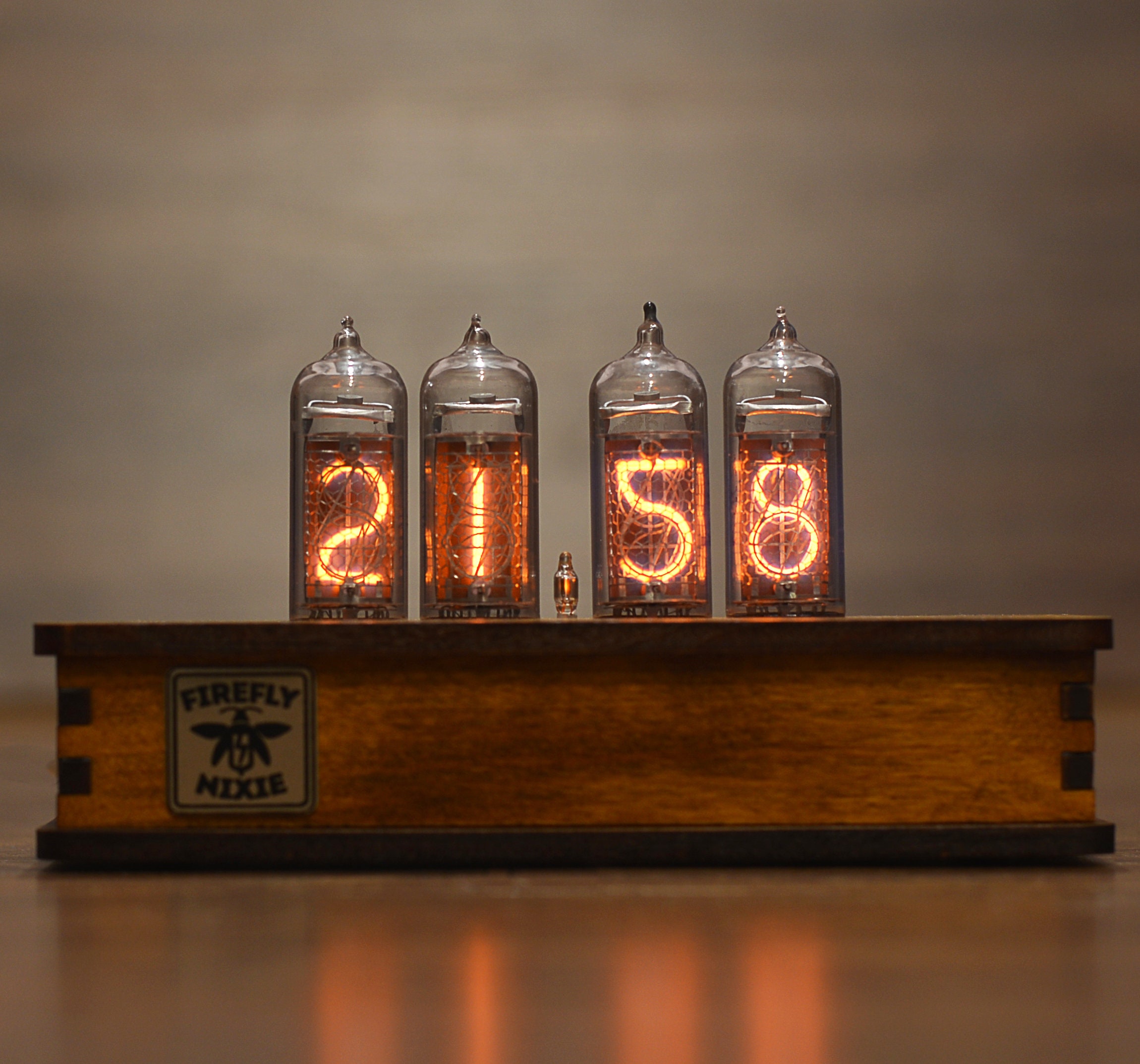 Nixie Tube Clock with New and Replaceable IN14 Nixie Tubes Etsy