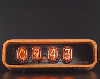 NEC LD-955A ニキシー管 6本セット 透明ケース入り ニキシー管時計リストRFT Z5900とNEC LD-955Aのユニークなモデル