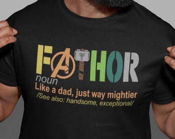 avengers father's day shirt