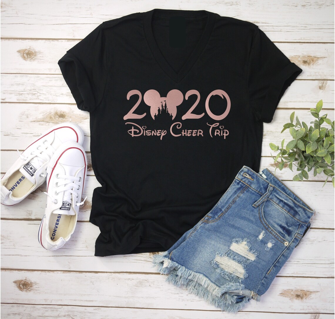 Disney Cheer shirt 2020 Disney Cheer Trip Disney Castle Etsy