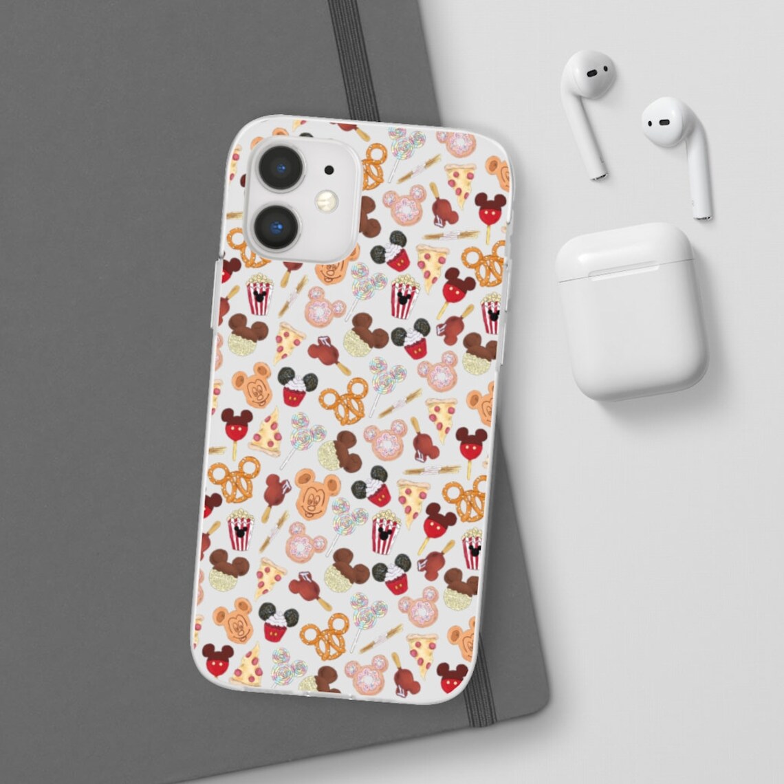 Custom printed Disney inspired cell phone case Disney Snacks Etsy