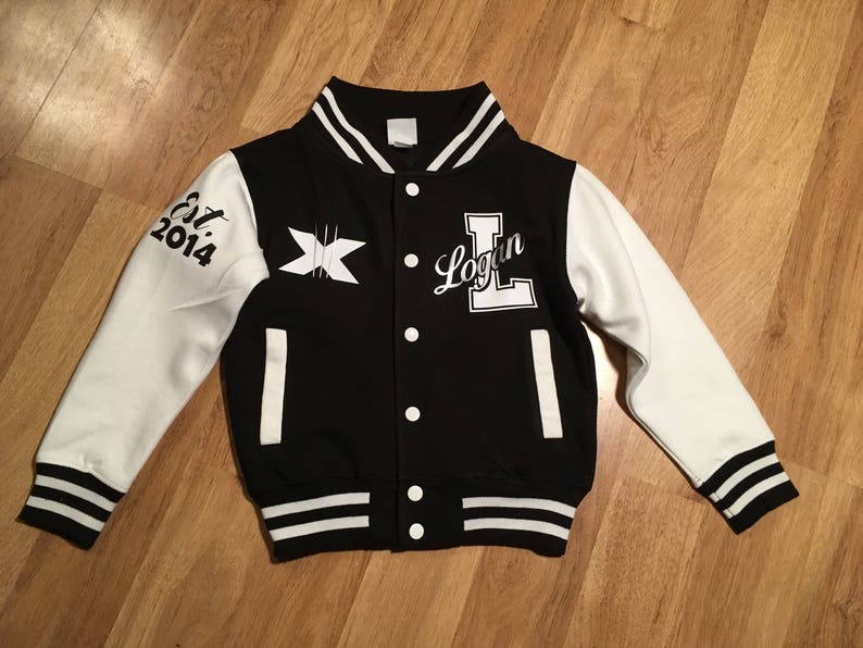 personalized varsity jacket