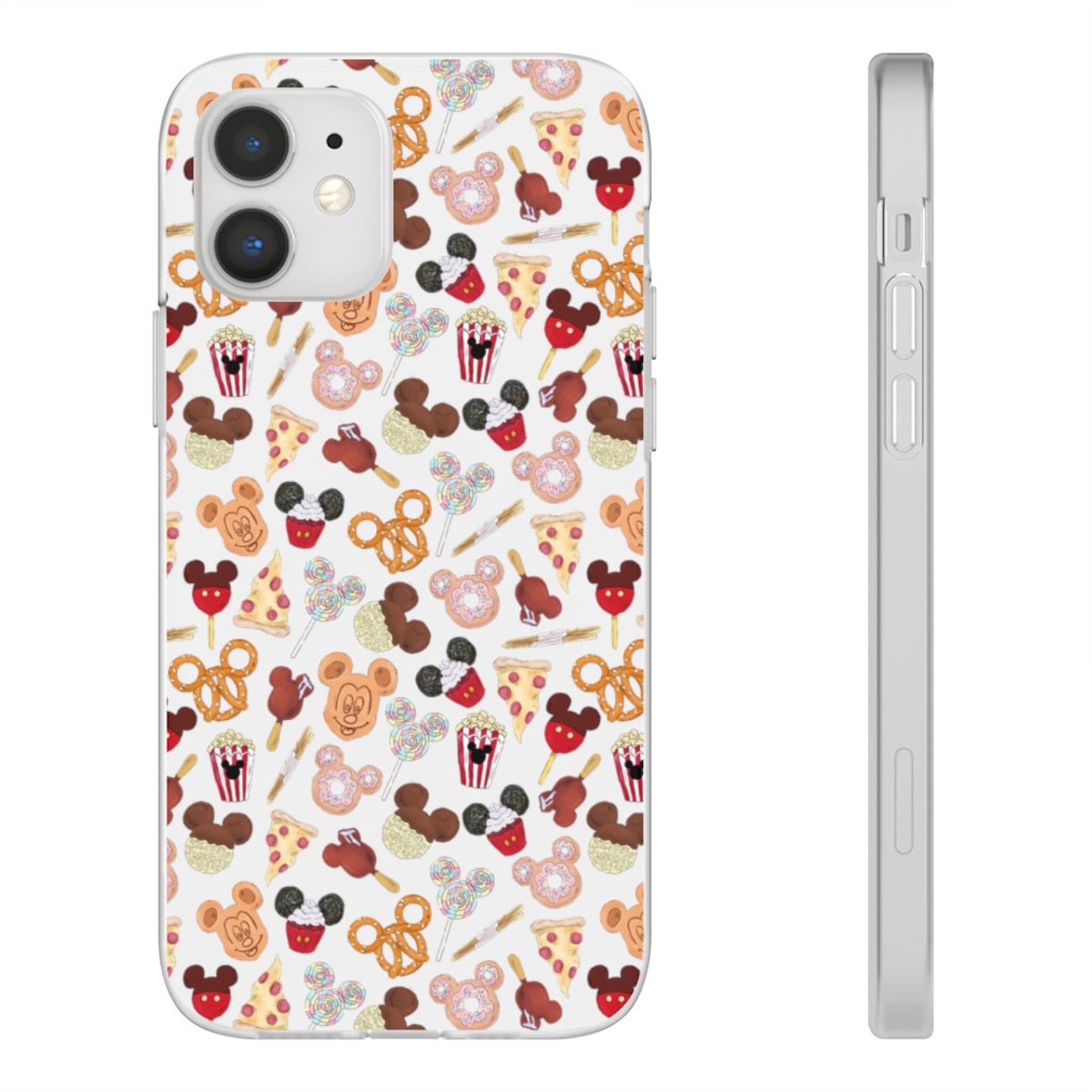 Custom printed Disney inspired cell phone case Disney Snacks Etsy