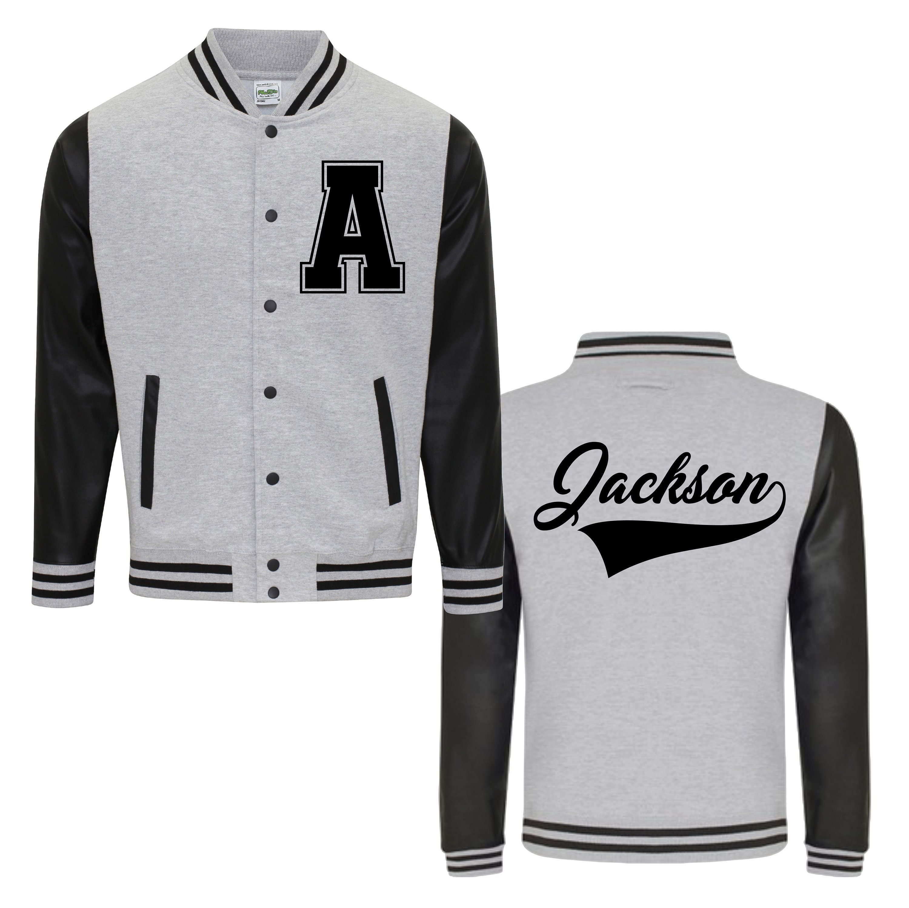 personalized varsity jacket
