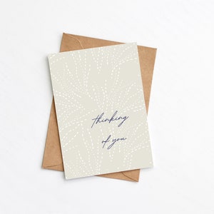 Thinking Of You Card, Sympathy Card, Condolences, Sending Love, Send Direct Option, Plastic Free image 3