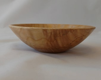 Maple Bowl Spalted and Quilted #150