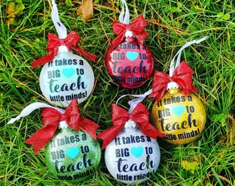 Teacher ornaments