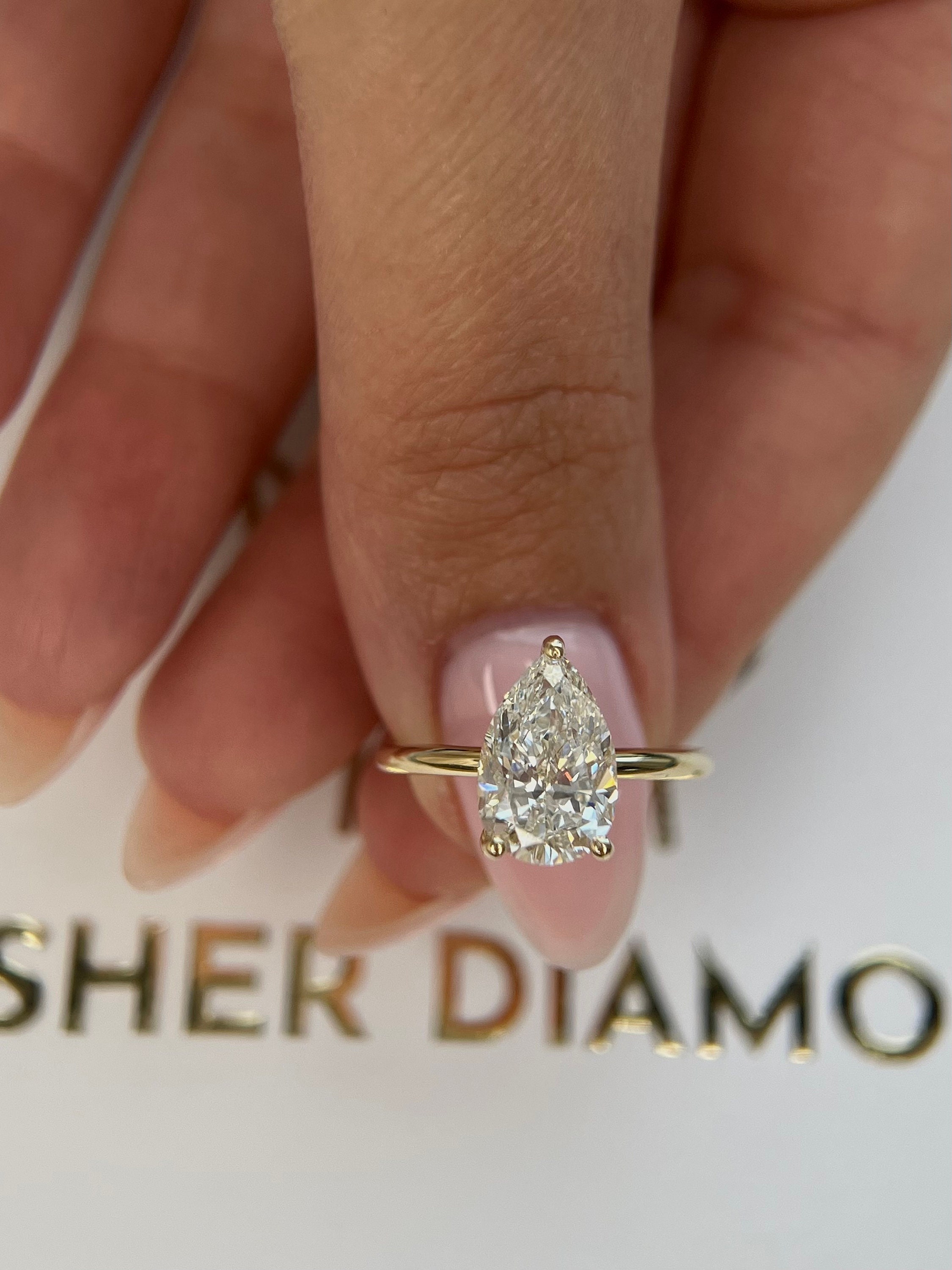 Compre Anillo De Compromiso Wailord En Corte Redondo 1 Quilates 9k Oro