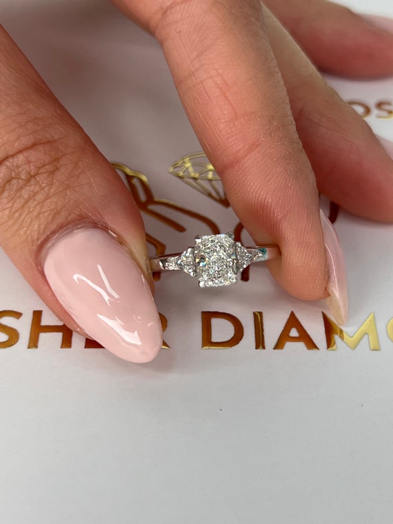 1.81CT Oval Diamond Engagement Ring - Alberta Diamond Exchange