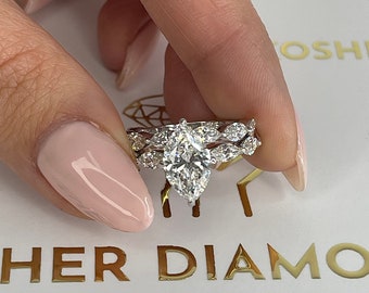 UNIQUE RARE Design 4.18 Carat E/VVS2 IGI Certified Marquise