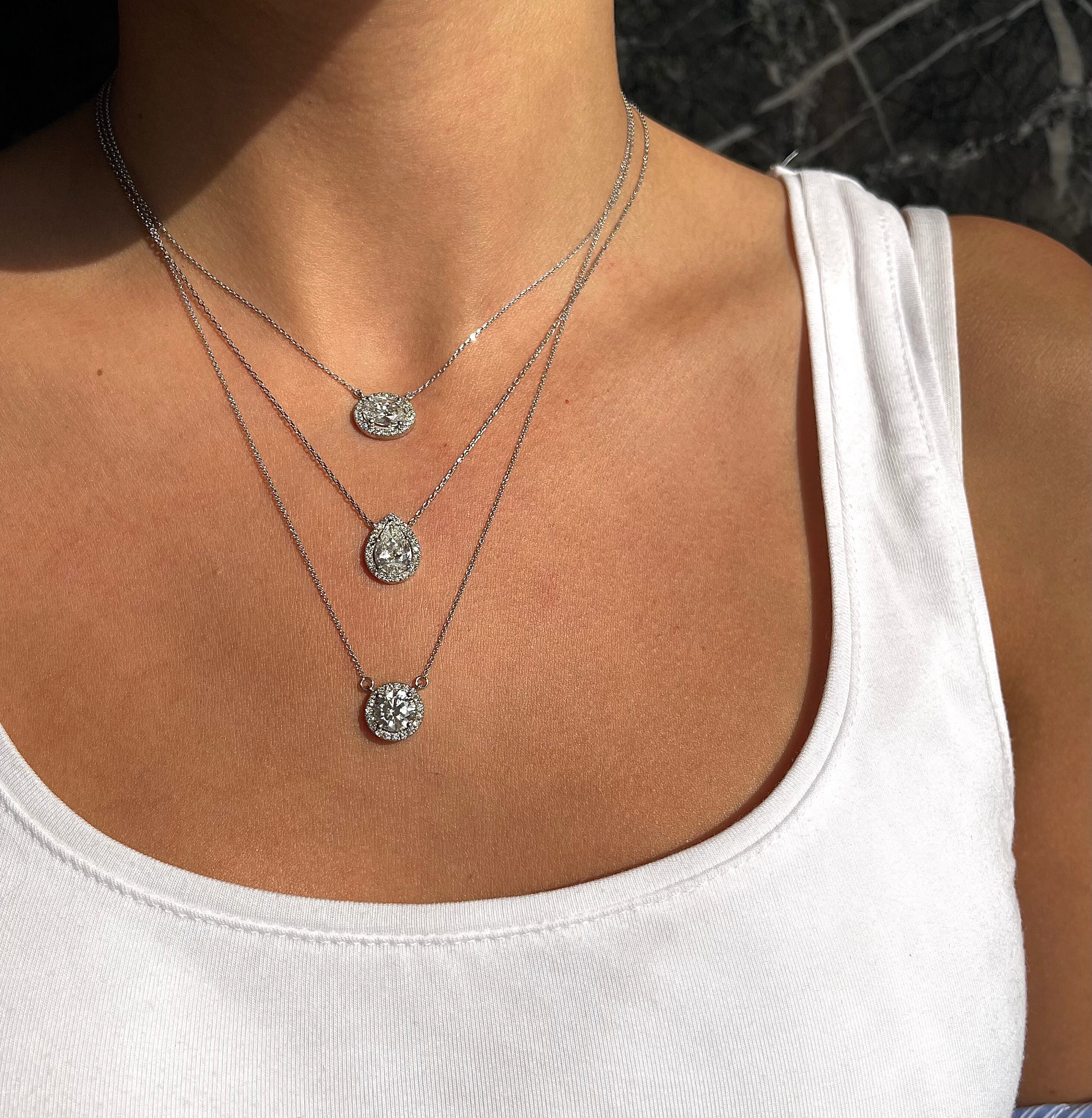 Ciondolo Chiave e Diamanti di 0.35 carati E-VVS2 oro bianco - Scermino Gioielli Ciondolo Chiave e Diamanti di 0.35 carati E-VVS2 oro bianco - Scermino Gioielli