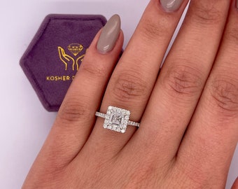 Lab Diamond Engagement Ring  Era Design Vancouver Canada