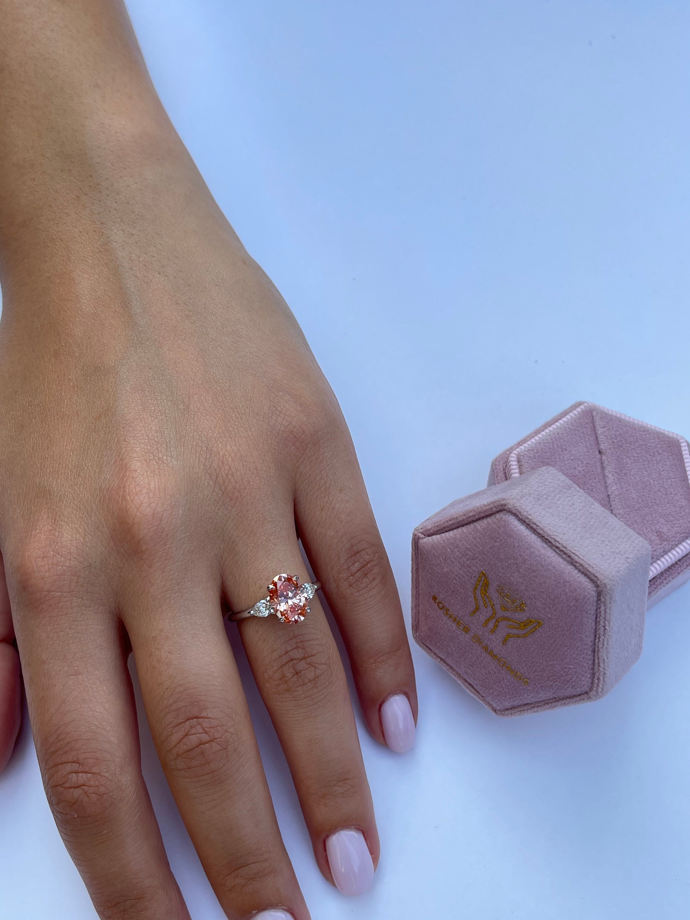 2.5 carat on sale pink diamond