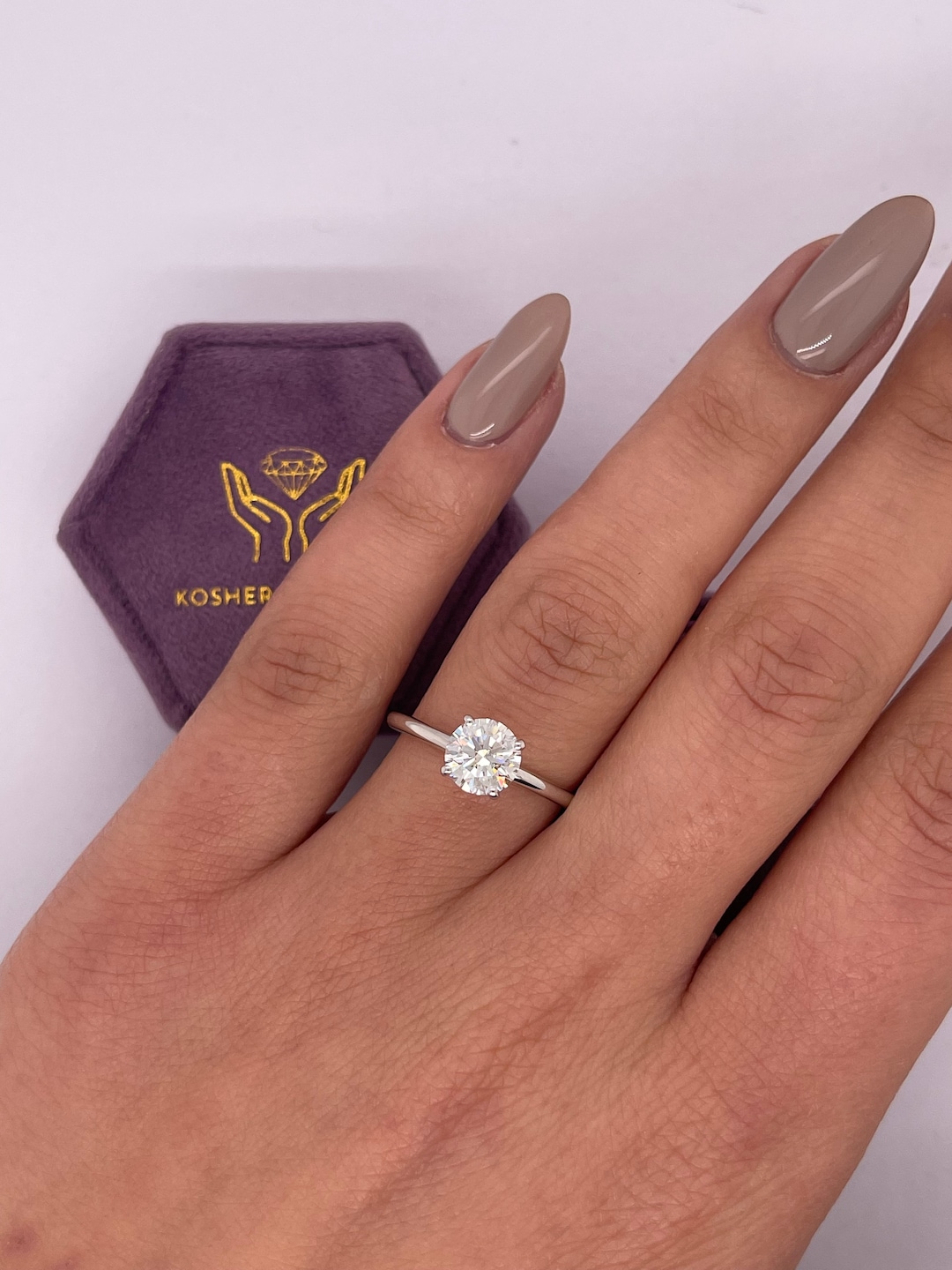 1 Carat IGI CERTIFIED D Color VVS2 Clarity Round Brilliant