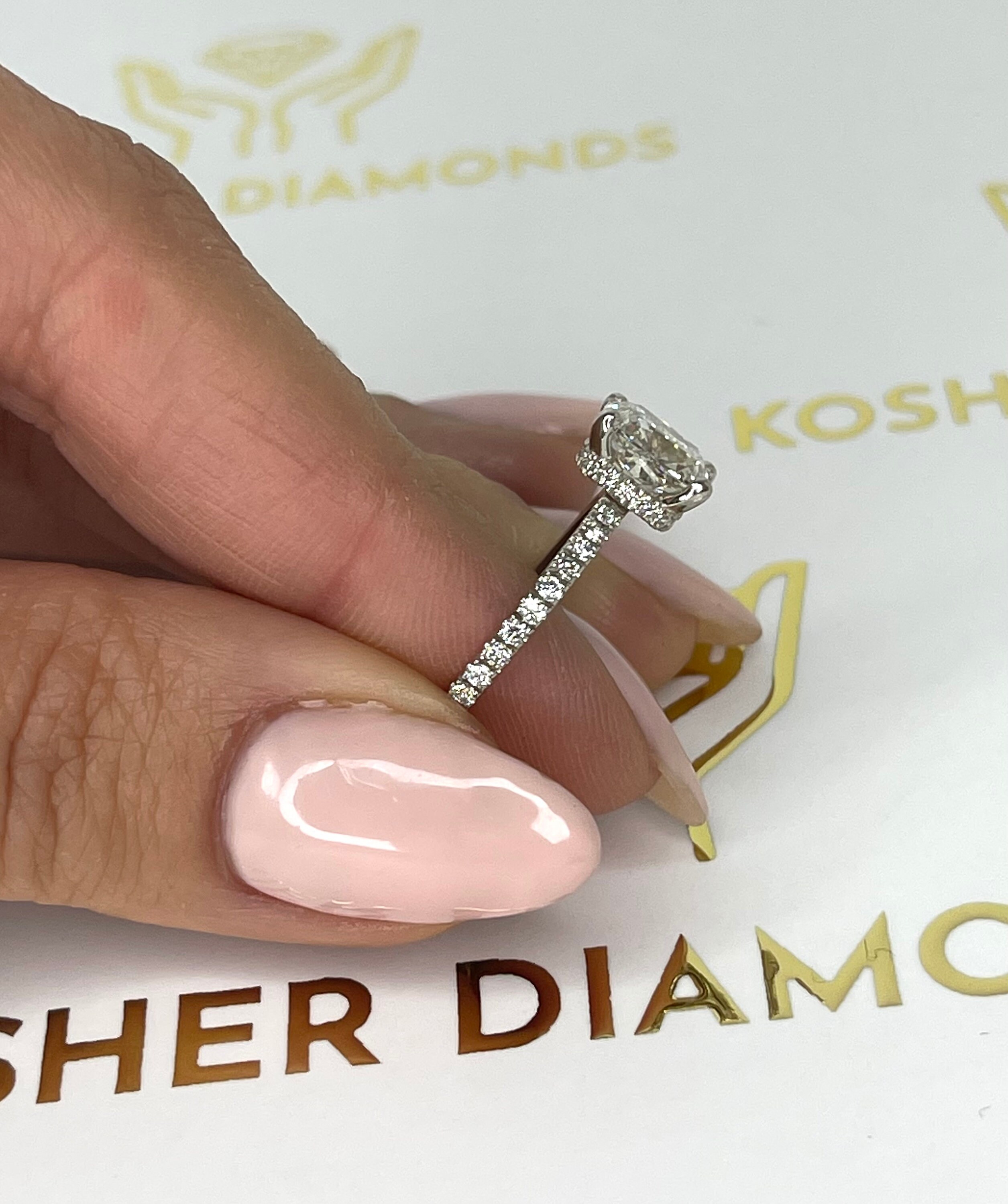 2.3 Carat E Color VVS2 Clarity IGI Certified Square Cushion
