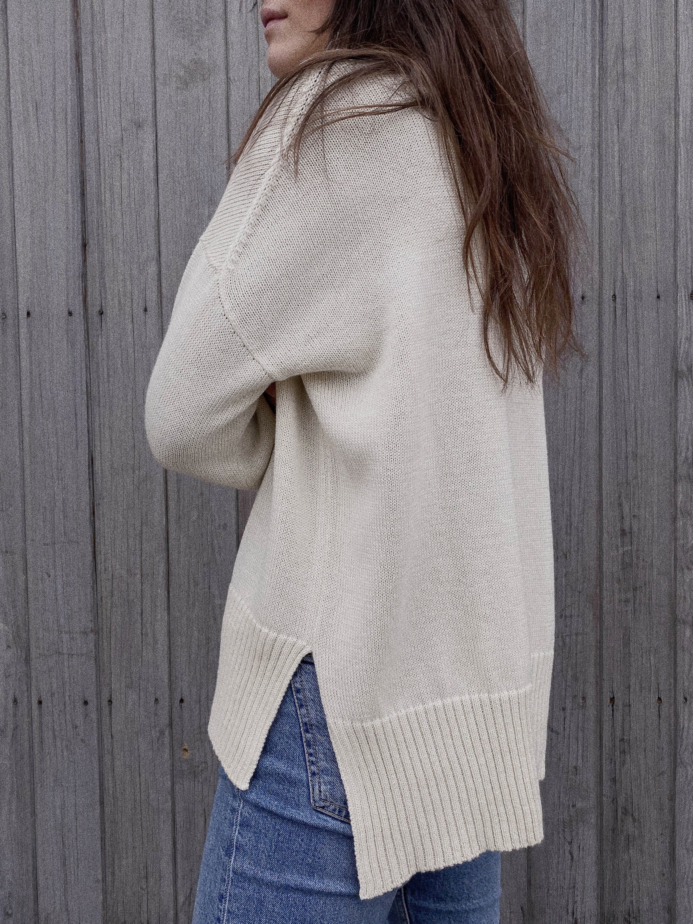 jumper with side slits