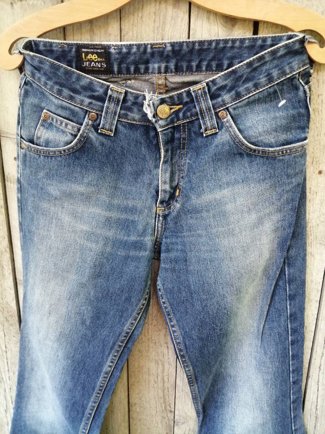 Vintage Lee Bell bottom jeans xs/s | Etsy