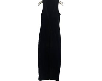 Vintage Black Velvet Dress by Possessed