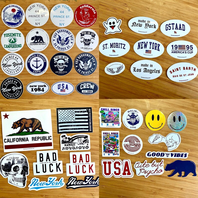Lot of 10 Brandy Melville Stickers Lot of 10 Brandy Melville Stickers