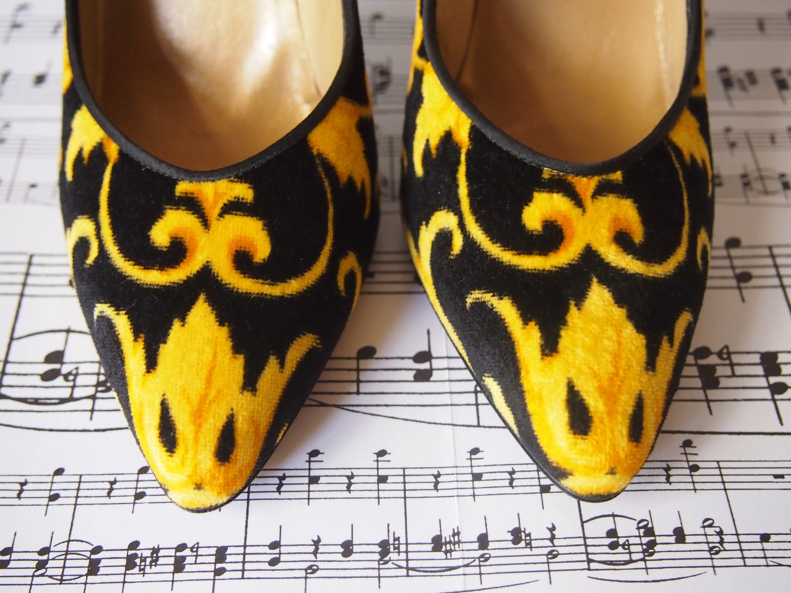 versace barocco heels