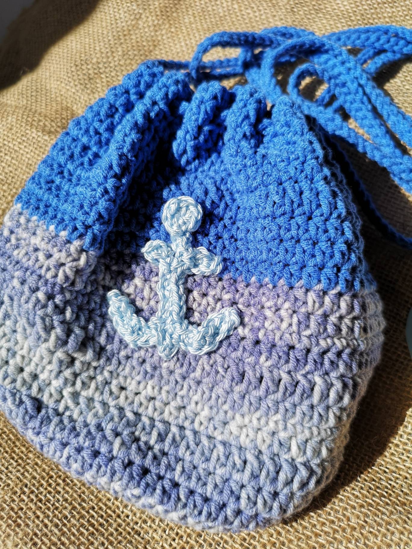 Anchors Mouse Ears Drawstring Bag Small 11.7 x 14.6 Anchors Mouse Ears Drawstring Bag Small 11.7 x 14.6
