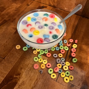 Fruit loops candle