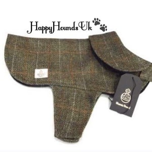 Dog Hunter Green Luxury Harris Tweed Dog Coat/Jacket. Many Wools to Choose from!