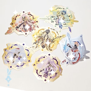 Genshin Vision Stickers: LIYUE