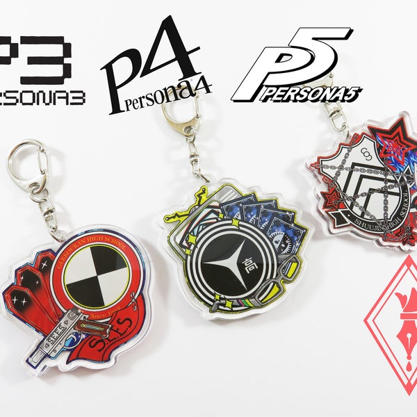 Persona School Emblem Charms!! (Read my announcement on shipping)
